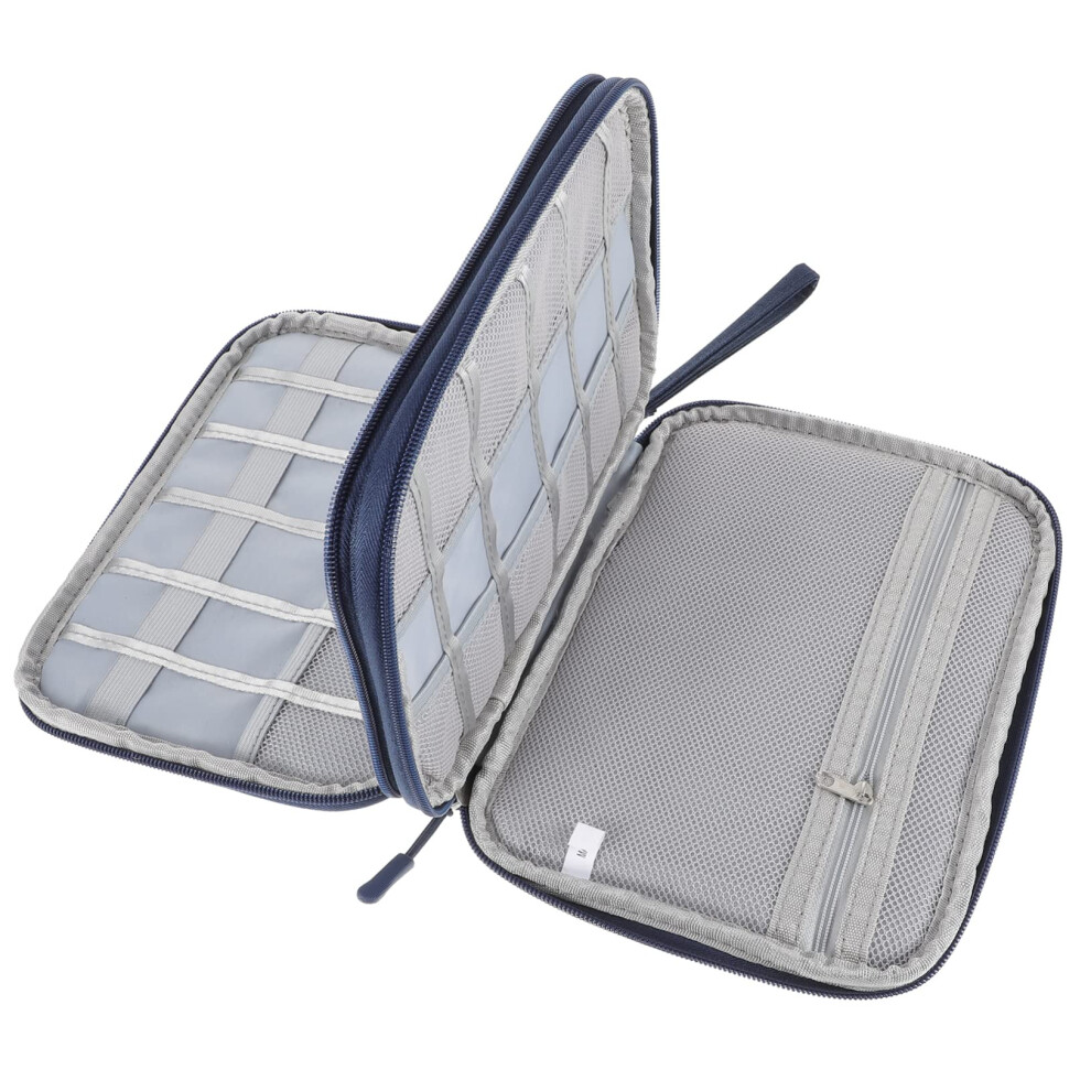 Electronics Organizer Neoprene Travel Cable Organizer With Tangle Prevention And Multiaccessory Storage 9174973754343