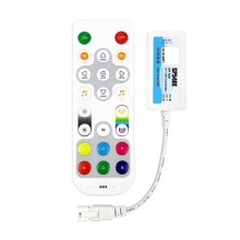 LED Music Controller WS2811 WS2812 Dual Output 524V Full Color RGB Effects Music Sync