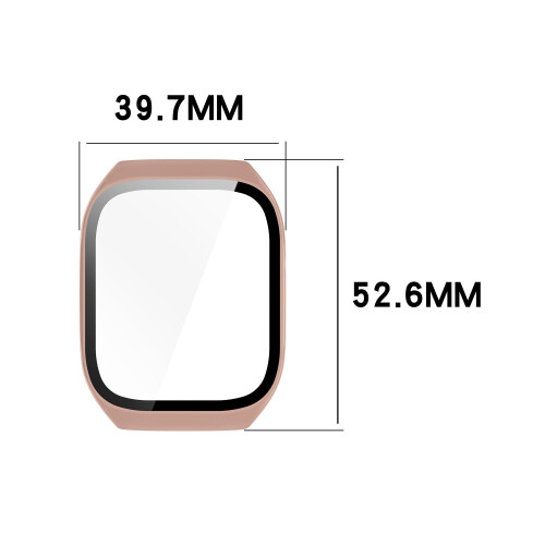 Case with Tempered Glass Screen Protector for Mibro Watch T2, 3D Full Coverage Impact Frame, 3 Pack 1