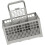 Universal Dishwasher Cutlery Basket with Handle, Durable Silverware Holder for Full Size Models 2