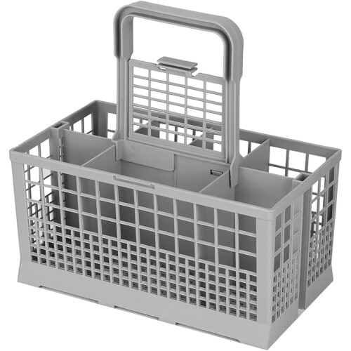 Universal Dishwasher Cutlery Basket with Handle, Durable Silverware Holder for Full Size Models 2