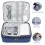 Travel Cable Organizer Bag, Waterproof 3Layer Electronics Accessories Case with Large Capacity 4