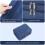 Travel Cable Organizer Bag, Waterproof 3Layer Electronics Accessories Case with Large Capacity 3