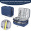 Travel Cable Organizer Bag, Waterproof 3Layer Electronics Accessories Case with Large Capacity 2