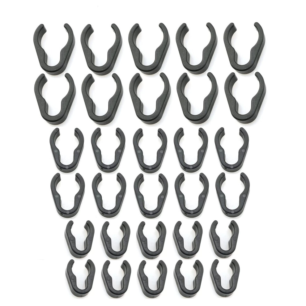 Mic Cable Clips 30Pcs Universal Set For Boom Pole And Microphone Wire Management 9092120644135