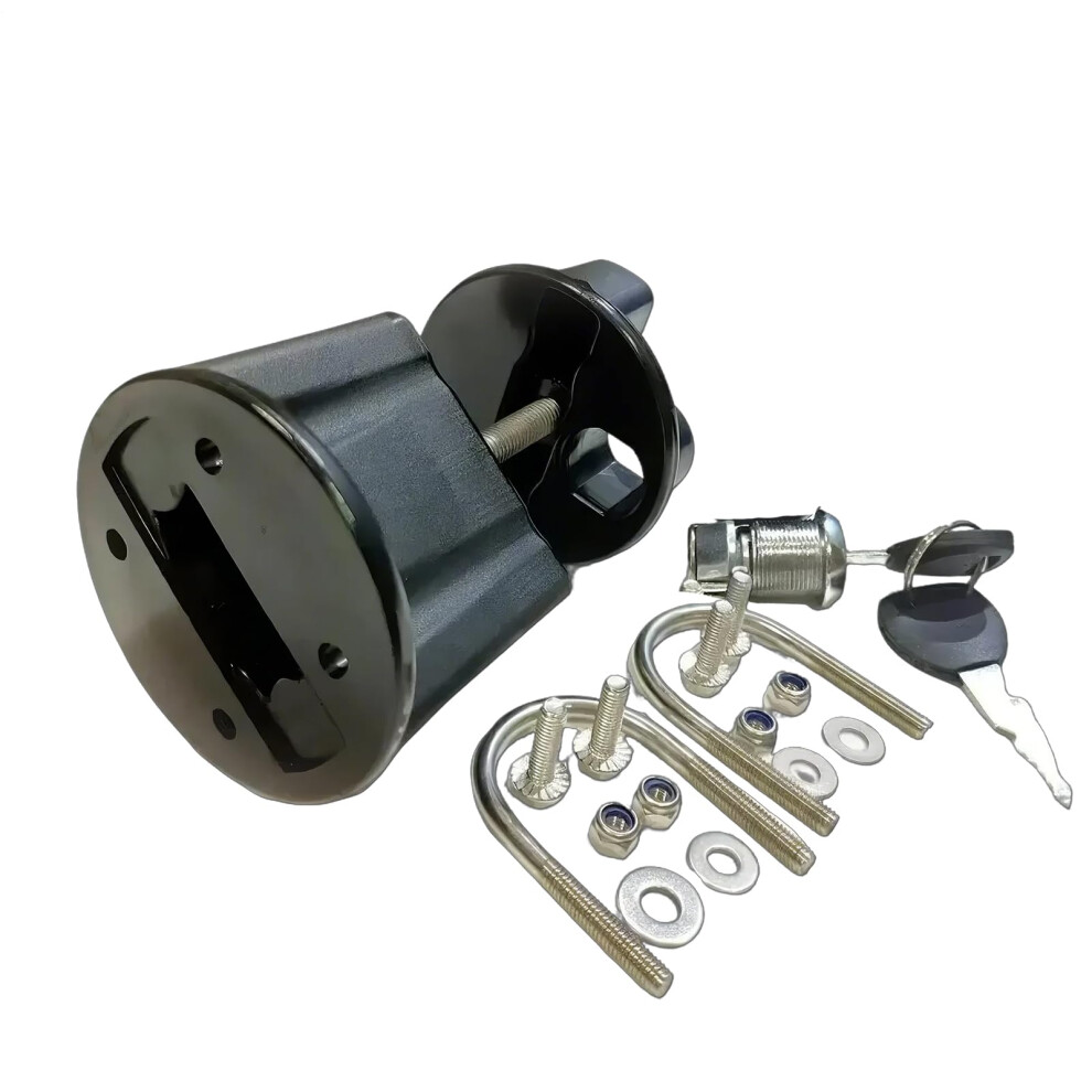 Oil Tank Lock With Antitheft Stainless Bracket, Uvresistant Mounting Hardware For Trucks And Motorcycles 9455672160766