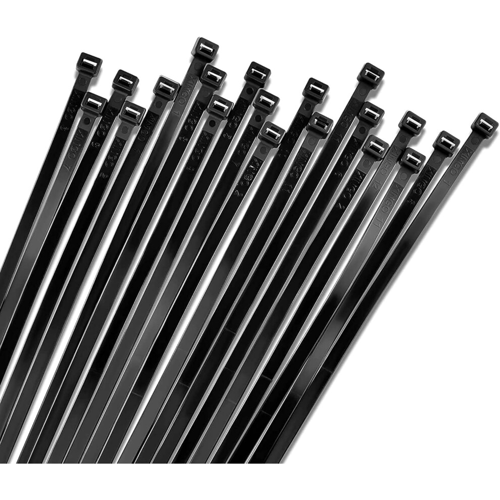 Heavy Duty Releasable Cable Ties 4 Inch Â Selflocking Nylon Zip Ties For Indoor Outdoor Use Pack Of 100 9174973755241