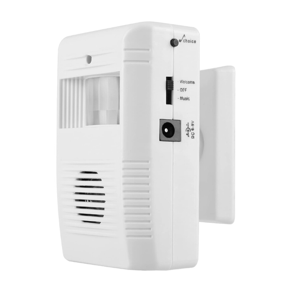 Motion Sensor Doorbell Wireless Infrared Chime With Smart Detection Loud 85Db For Home Store 9174973755258