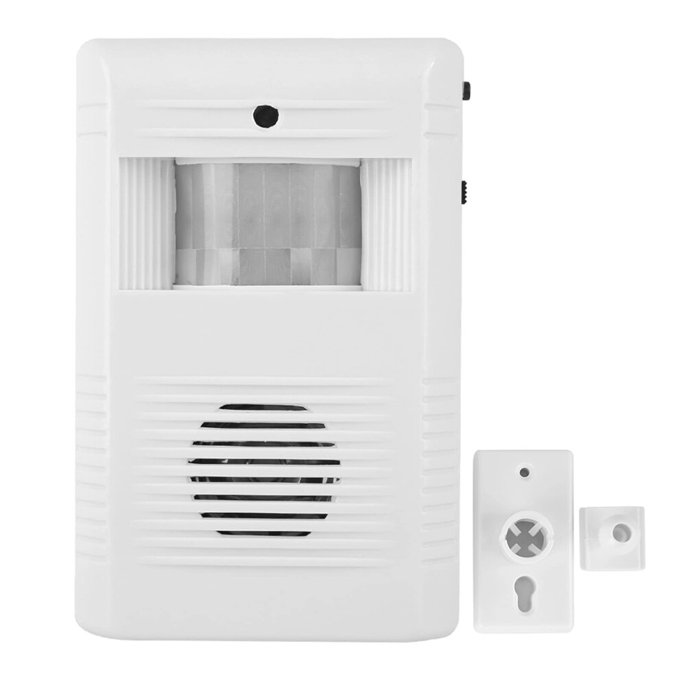 Motion Sensor Doorbell With Smart Infrared Detection, Voice Welcome Alert And 16 Melody Options For Home Or 9092120148725
