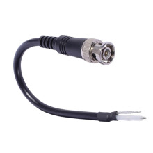 BNC Pigtail Cable Male to Female 20cm for CCTV Camera, Durable PVC, Stable Signal Transmission
