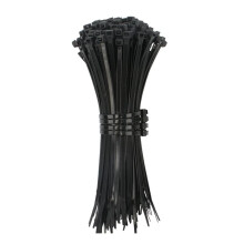 100 PCS Black Nylon Cable Ties 4x200mm Self Locking Zip Ties for Secure Wire and Hose Management