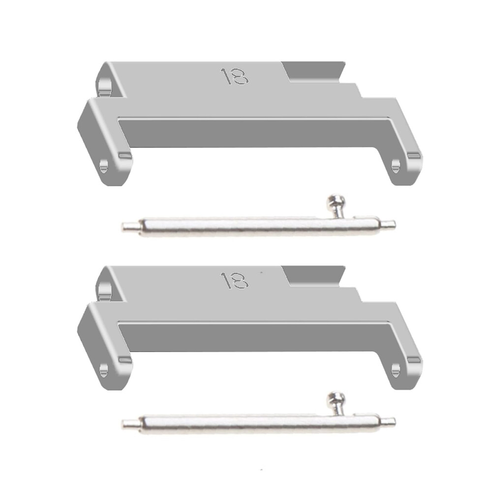 Metal Quick Release Watch Strap Adapter 18Mm 20Mm Universal Connector Pair For Smartwatch 9174973755432