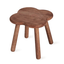 Wooden Step Stool for Adults 11.6in Solid Wood Small Stool with Detachable Legs for Kitchen and Bathroom