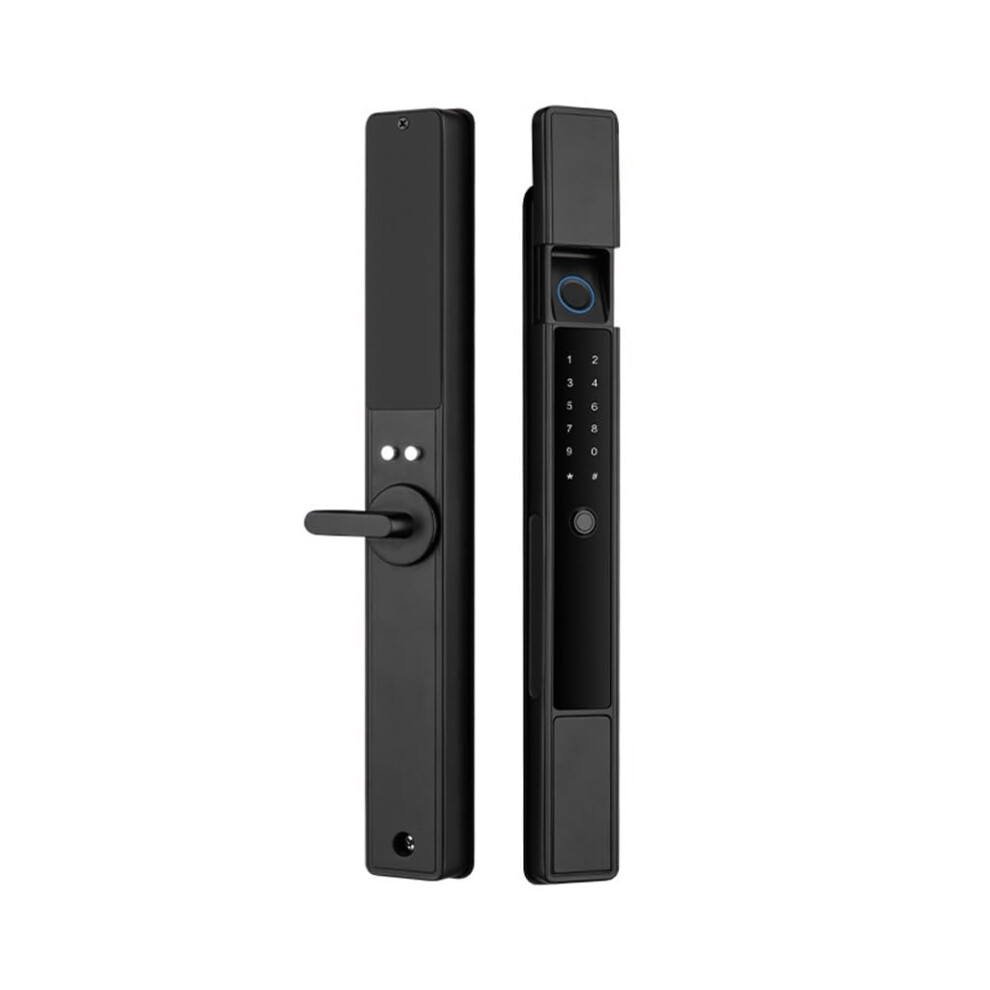 Smart Door Lock With Fingerprint Password, App Control, Multiple Unlock Options, Aluminum Alloy 9053599239987