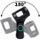 4Pcs Adjustable Microphone Clip 3050mm Secure Grip Universal Mic Holder for Stage and Studio 2