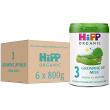 HiPP Organic 2 Baby Milk 6 Months 800g Pack of 6