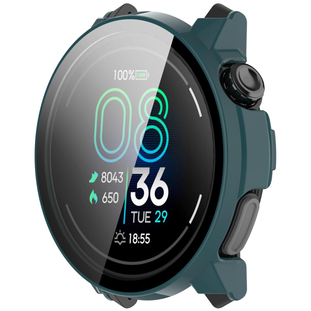 Screen Protector Case Full Coverage Clear Tempered Glass Smartwatch Cover For Coros Pace Pro Green 9053599240198