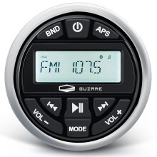 Marine Bluetooth Stereo IPX6 Waterproof Radio with FM AM Receiver for Boat ATV UTV Yacht