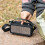 Shockproof Silicone Protective Case with Handle and Shoulder Strap Black for Marshall Emberton II 5