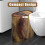 Bathroom Trash Can with Lid, Elegant Marble Pattern, SpaceSaving Narrow Waste Bin for Bathroom 2