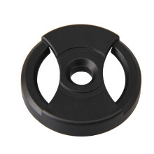 45 RPM Record Adapter ABS Black 7 Inch Vinyl Center Hole for Secure Stable DJ Turntable Playback