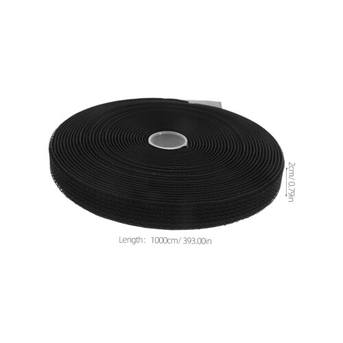 Hook and Loop Straps with Strong Adhesive Backing, Reusable Cable Ties for Home Office Vehicle 1