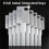 Door Lock Cylinder  Security Copper AntiTheft Core for Entrance Door with 8 Keys 75mm 2