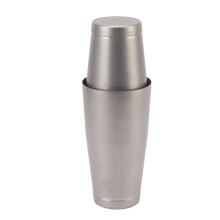 304 Stainless Steel Cocktail Shaker TwoPiece Bartending Mixer Corrosion Proof Antique Finish for Indoor Outdoor Use