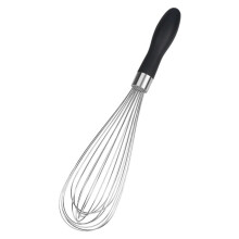 Stainless Steel Balloon Whisk Set 10 and 12 Inch Wire Whisks for Baking Cooking with NonSlip Handle