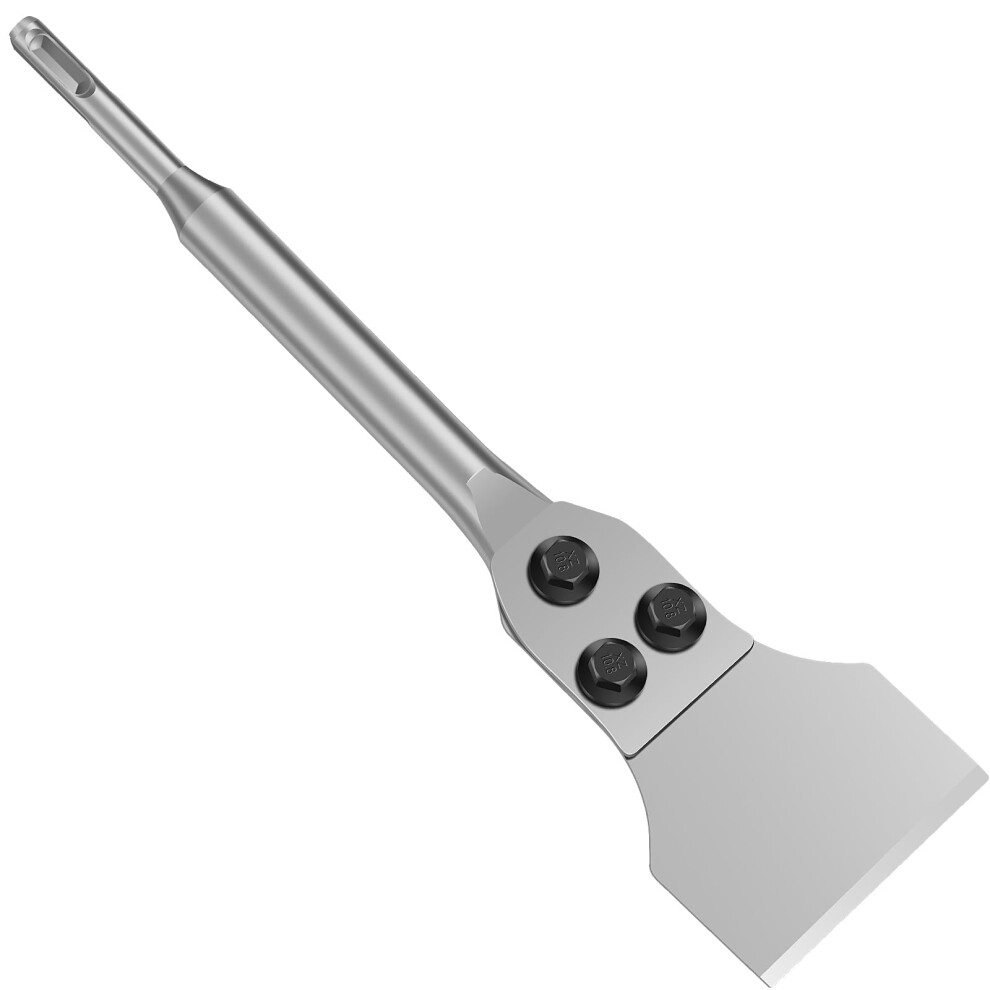 Sds Plus Floor Scraper Tile Removal Chisel For Rotary Hammer, Steel Adhesive Remover For Vinyl Flooring 9092120646849