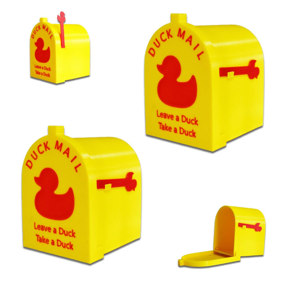 2 Pack Cruise Door Magnetic Mailbox With Movable Flag Duck Design For Cabin Fridge Office 9113335897229