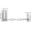 Heavy Duty Stainless Steel Gate Lock AntiTheft Weatherproof Chain for Front Door Security 2