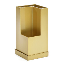 Metal Umbrella Stand with Removable Drip Tray, Rustproof Indoor Holder for Home and Office, 28x28x55.5cm