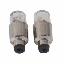 Colorful Tire Valve Lights for Car Motorcycle Bike - 2 Pcs, 3 AG10 Batteries