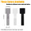 80PCS Hook and Loop Cable Straps for Under Desk Cable Management, Reusable Self Adhesive White Organizers 5