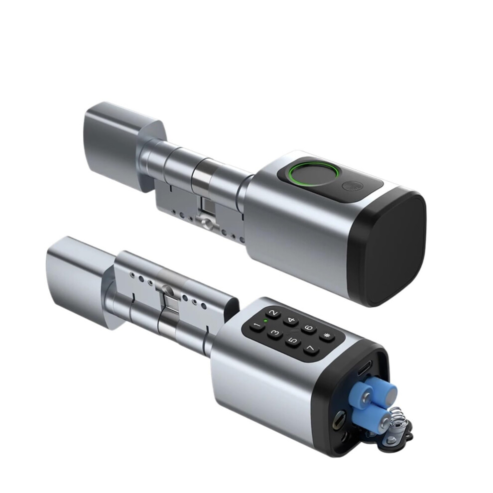 Smart Door Lock With Fingerprint Password, Compatible With Tuya App Control, Bluetooth Access, Ip67 Waterproof 9053599242239