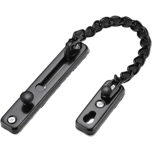 Door Security Chain Lock Stainless Steel AntiTheft Heavy Duty for Home Front Gate Silver 1