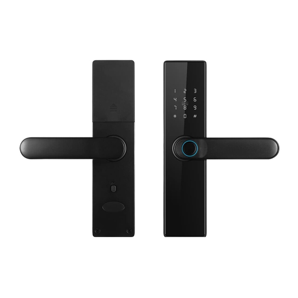 Smart Fingerprint Door Lock With Biometric Unlock, App Control, Nfc, Key For Home And Office 9174973759690
