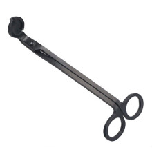 Black Stainless Steel Candle Wick Trimmer and Cutter Tool for Safe Wick Removal and Cleaner Burn