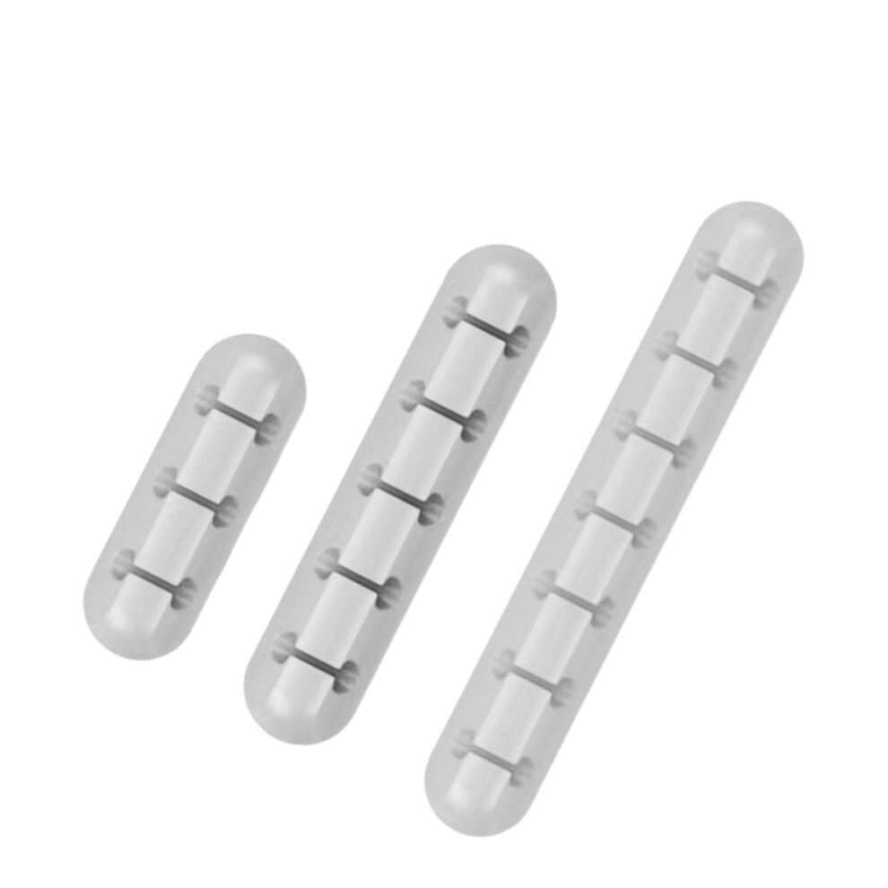 Cable Organizer Clips 3Pack With Strong Adhesive, Multislot Cord Holders For Desk, Home And Car 9053599242765