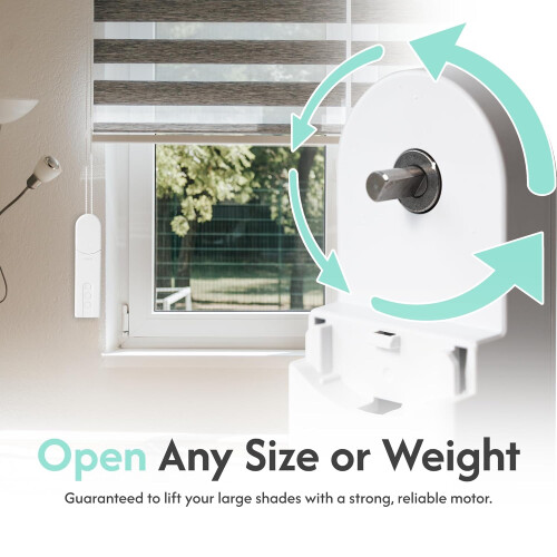 Smart Blinds Motor for Beaded Chain, Rechargeable Automatic Roller Shade Opener with App Control 1