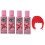 Crazy Color Hair Dye 100ml - Fire x4 1