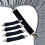 Bed Sheet Straps with Adjustable Tension Control, Durable Elastic Fitted Sheet Clips for Secure Corner Grip, Black 1