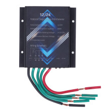 Wind Turbine Charge Controller IP67 Waterproof Aluminum Alloy for Battery Charging and OffGrid