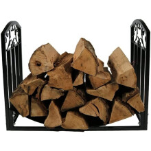Heavy Duty Steel Firewood Rack with WeatherResistant Coating for Indoor Outdoor Log Storage