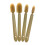 4Pcs Caulk Remover Tool Set with Bamboo Handle for Bathroom and Kitchen Tiles 1