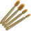 4Pcs Caulk Remover Tool Set with Bamboo Handle for Bathroom and Kitchen Tiles 5