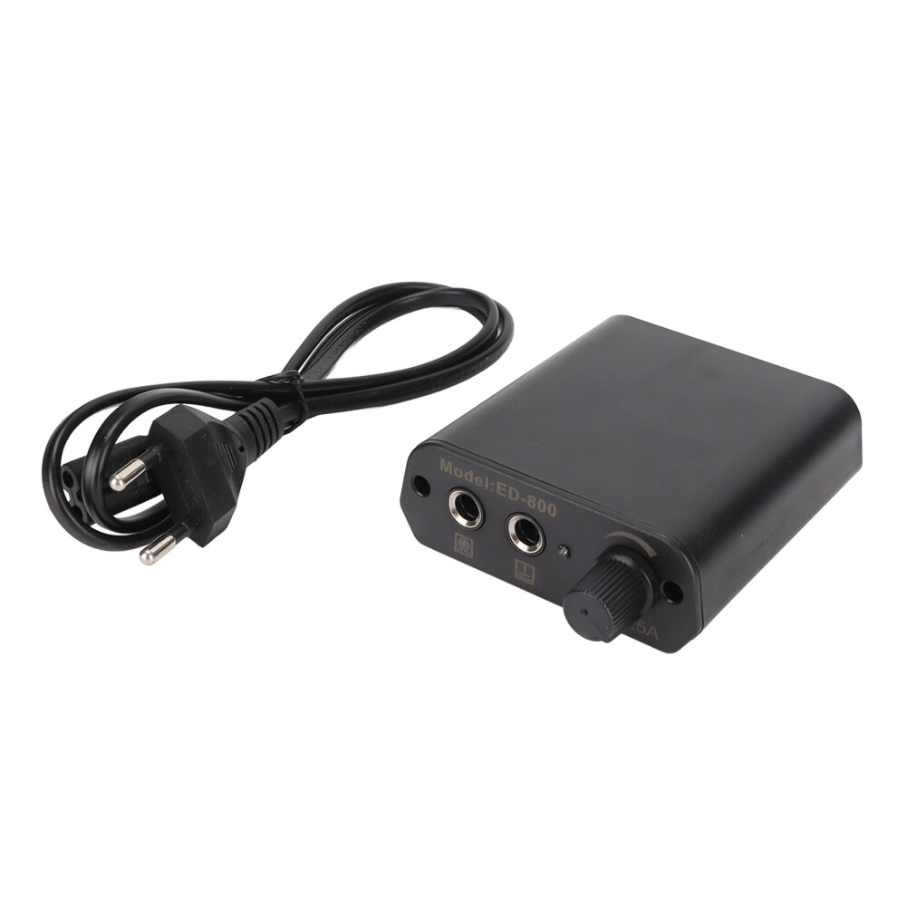 Portable Tattoo Power Supply For Artists, Lightweight Miniature Design Easy To Carry With Fast Voltage Adjustment And Overload Protection Features