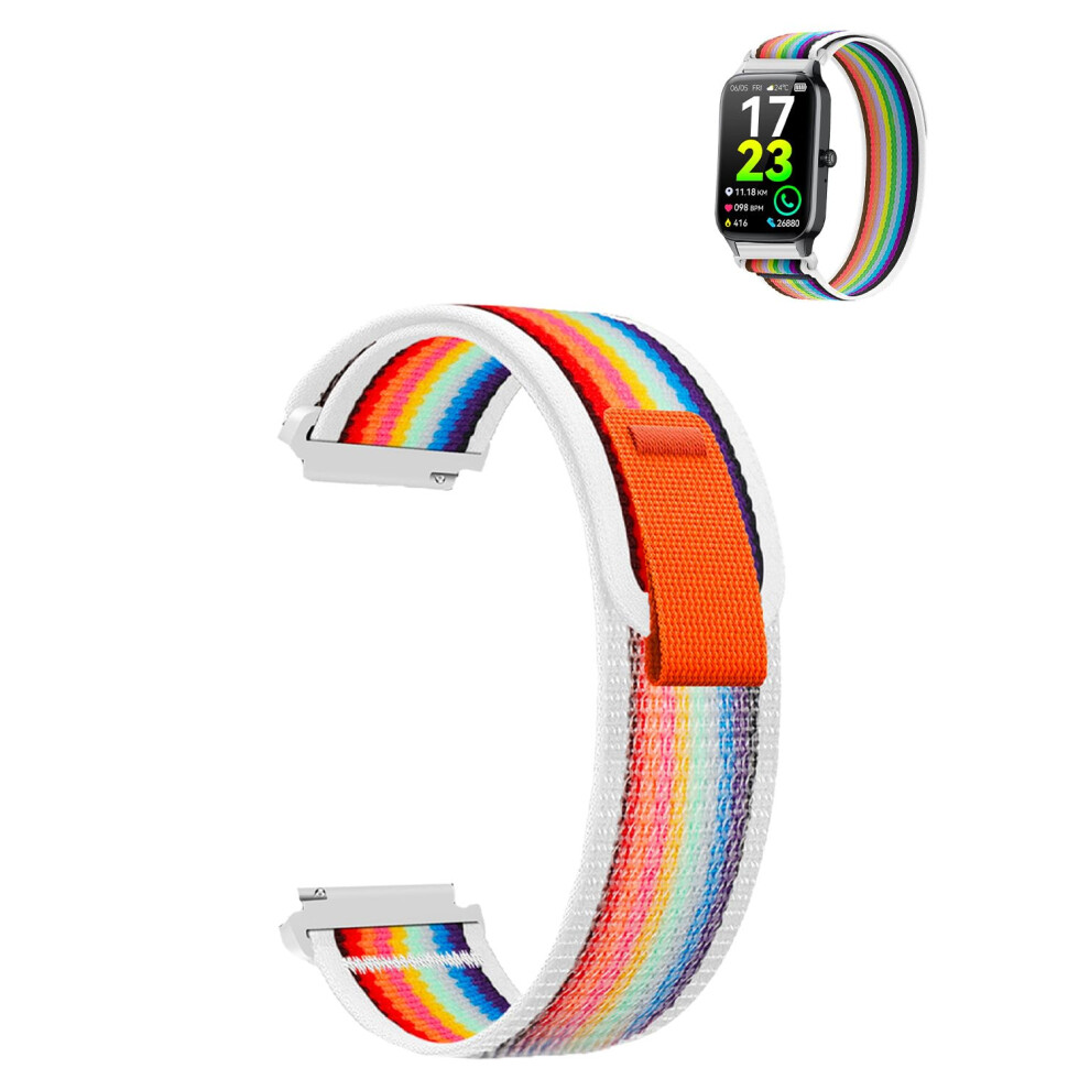 Nylon Sport Smartwatch Band 18Mm For Soudorv P97, Fastdrying Adjustable Replacement Strap 9174973760566
