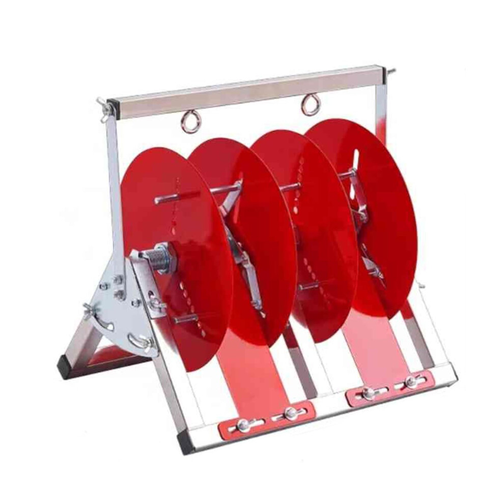 Wire Spool Rack Stainless Steel Cable Reel Holder For 2 Reels With Smooth Rotation And Foldable Design 9053599244110